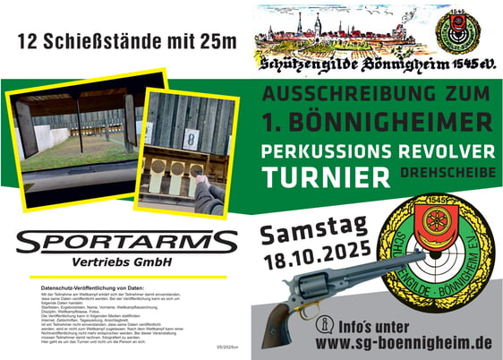 Perkussionsrevolver Turnier