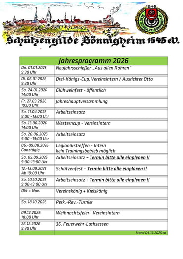 Jahresprogramm 2026 zum Runterladen